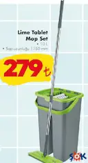 LİME TABLET MOP SET 10 L LİME TABLET MOP SET 10 L